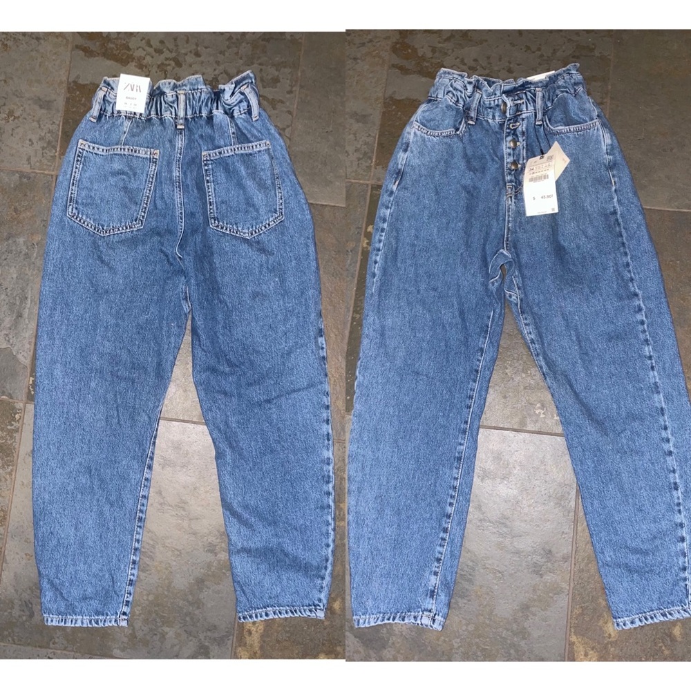 ZARA wide leg jeans size 2